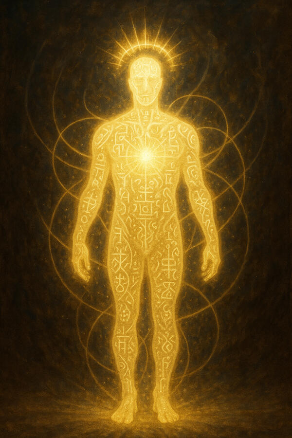 Energy flow chart of human.